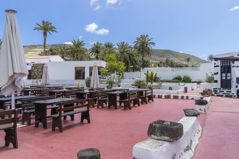 Construção tradicional em Haria imagens de stock