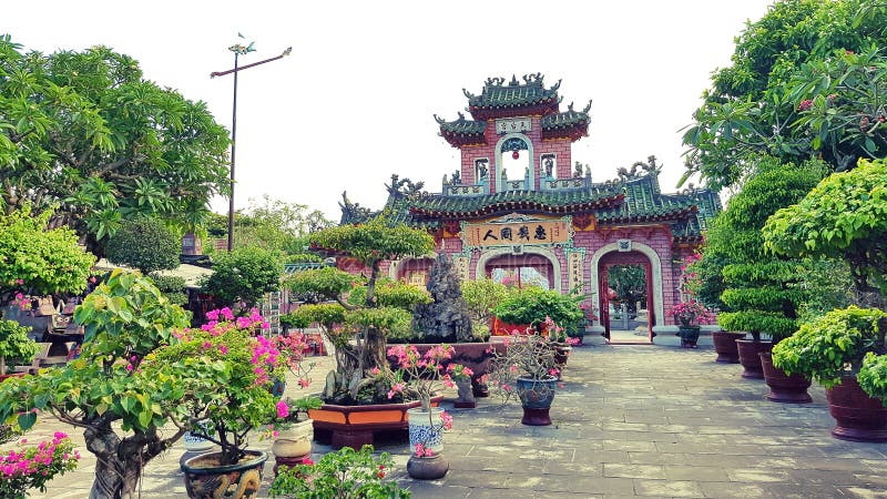 Construção tradicional em Hoi An imagens de stock