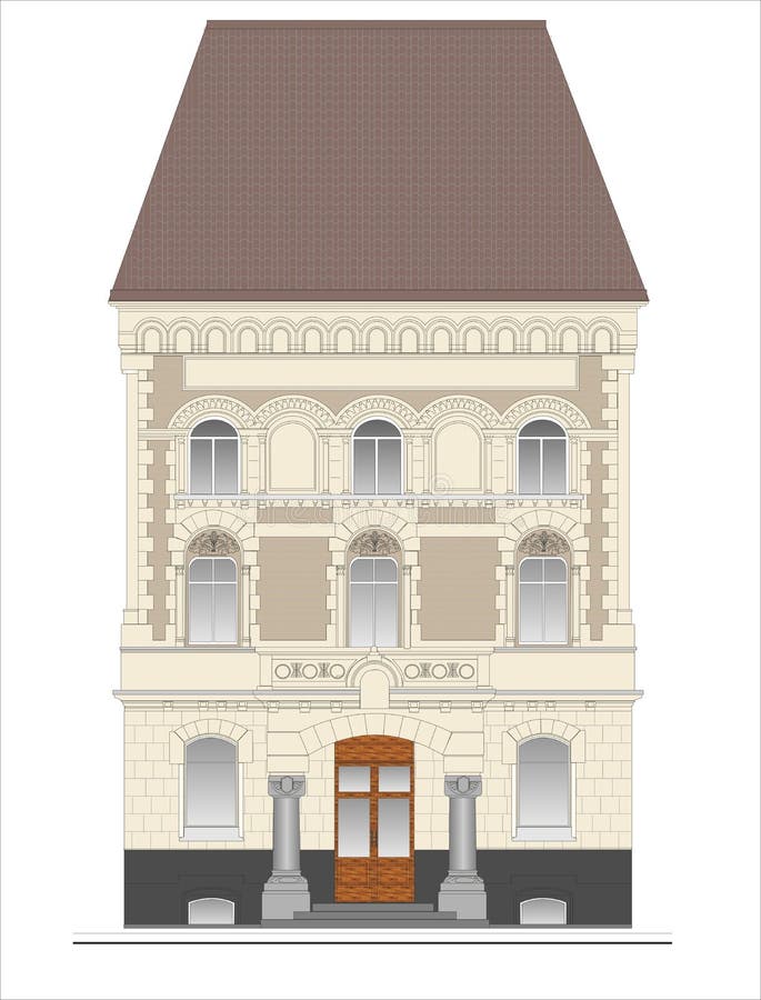Construções e estruturas do adiantado e dos mediados do século XIX ilustração royalty free Construções e estruturas do adiantado e dos mediados do século XIX ilustração royalty free