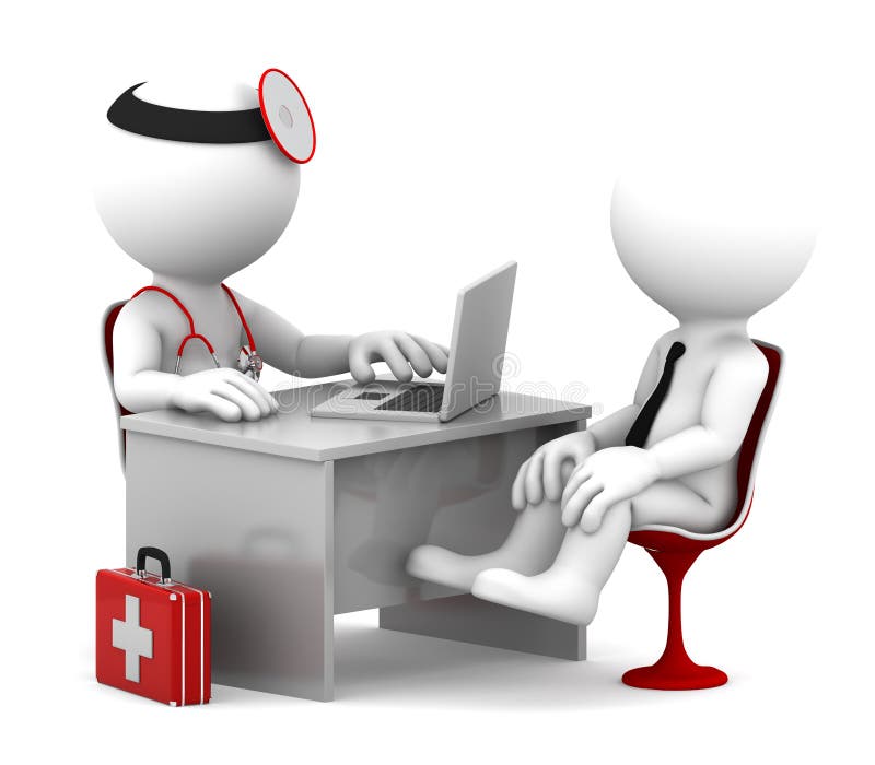 desenho de medico e pacientes consulta online [download] - Designi