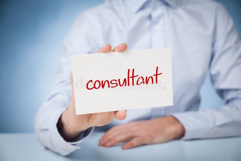 Consultant royalty free stock photography Consultant royalty free stock photography
