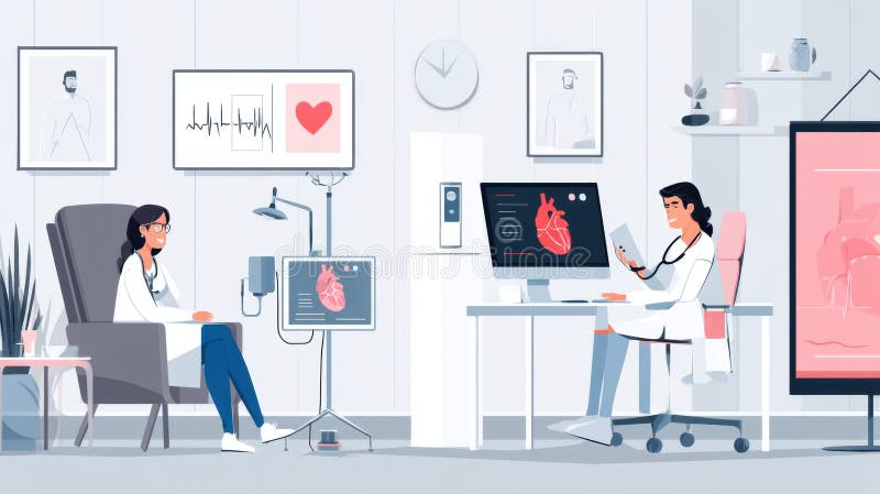 Consulto Medico Generato dall'AI royalty illustrazione gratis