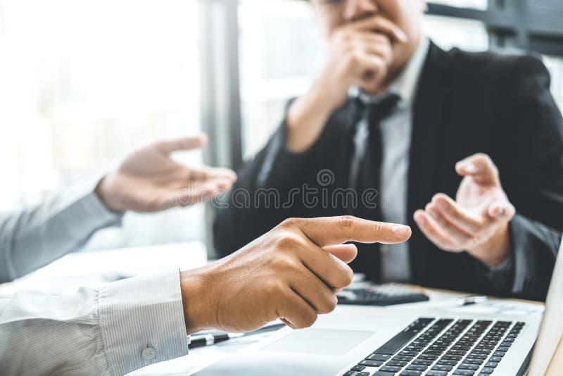 Consulting Co-working Business Team meeting Planning Strategy Analysis investment and saving concept. meeting discussing new plan stock photos