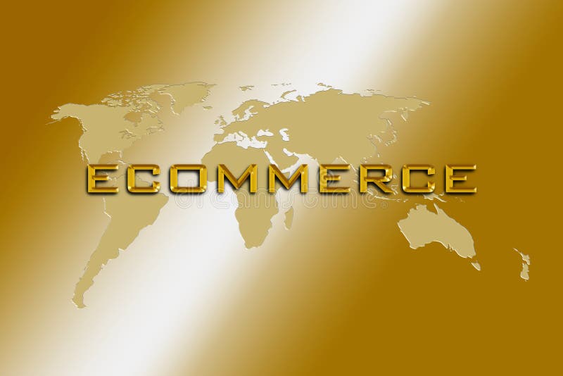 Consulto del mondo di commercio elettronico royalty illustrazione gratis Consulto del mondo di commercio elettronico royalty illustrazione gratis