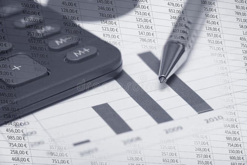 Contabilità fotografie stock