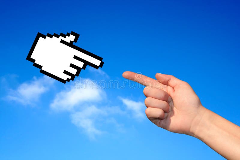 Contact de Web photos libres de droits