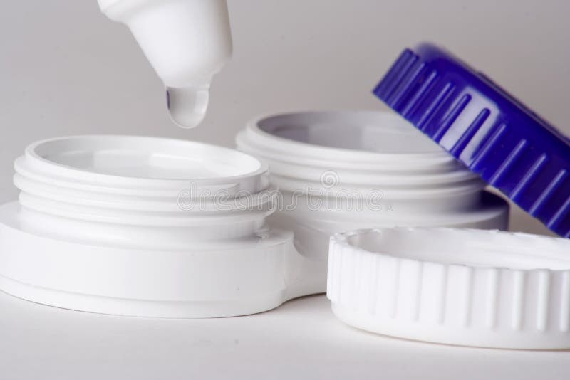 Contact lens case royalty free stock photo Contact lens case royalty free stock photo