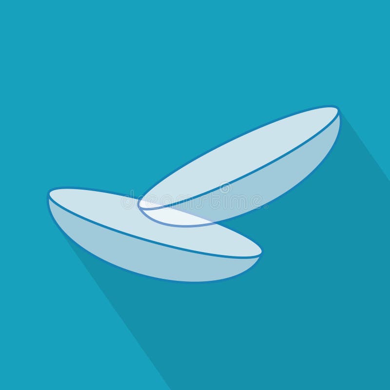 contact lens flat icons contact lens flat icons