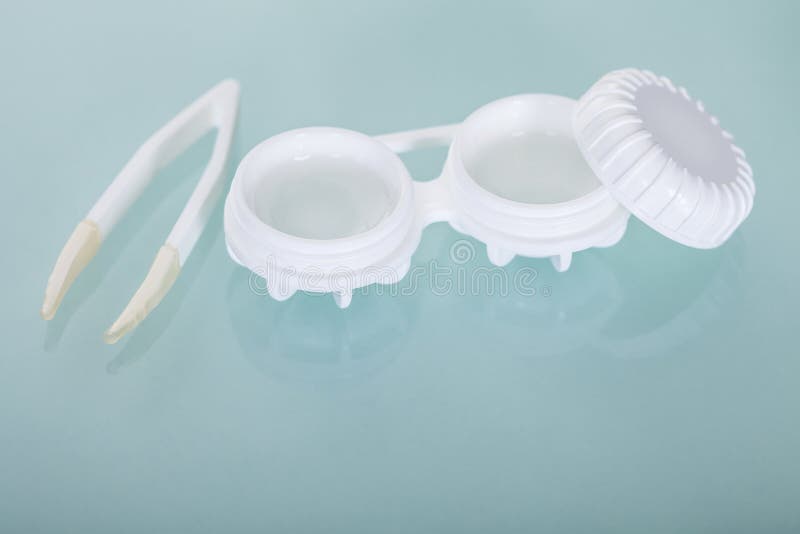 Contact Lenses and Tweezers Stock Image Image of disposable, object 28707253