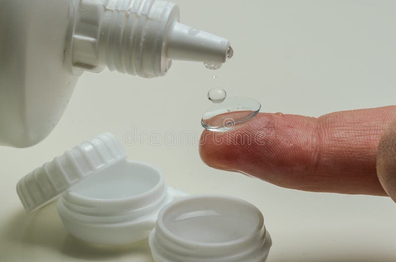 Contact Lenses for Vision Correction Stock Image Image of disease