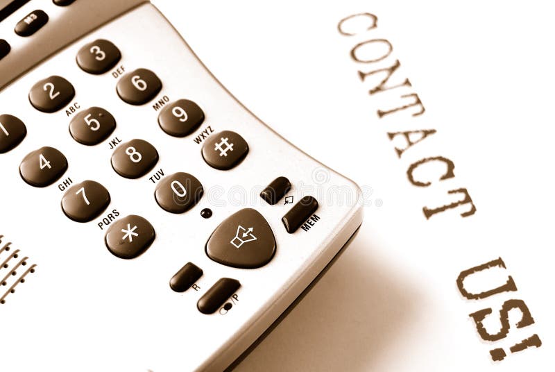 Contact us by phone stock illustration. Illustration of contact 16153483