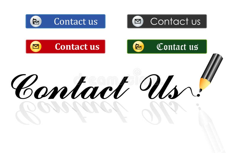 contact-us-buttons-stock-vector-illustration-of-communicate-30855548