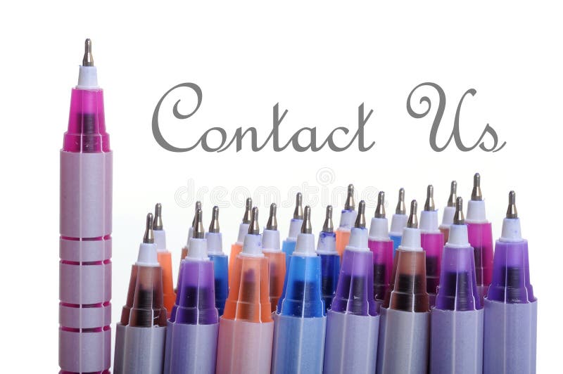 Contact us stock image