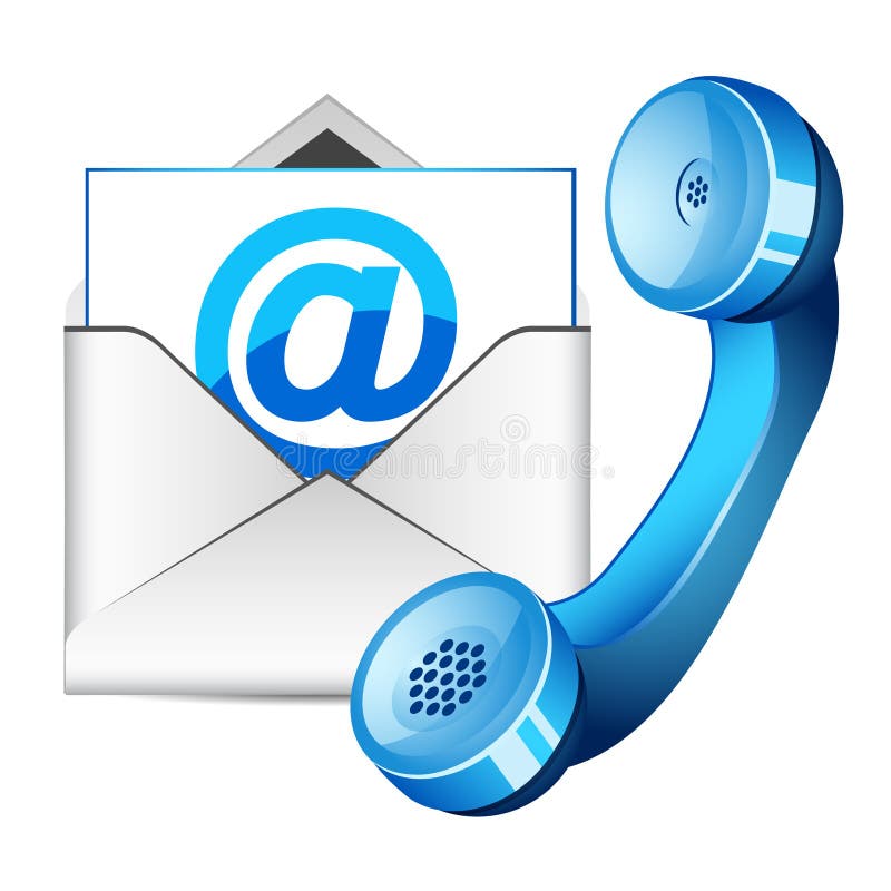 Contact Us Icon stock illustration