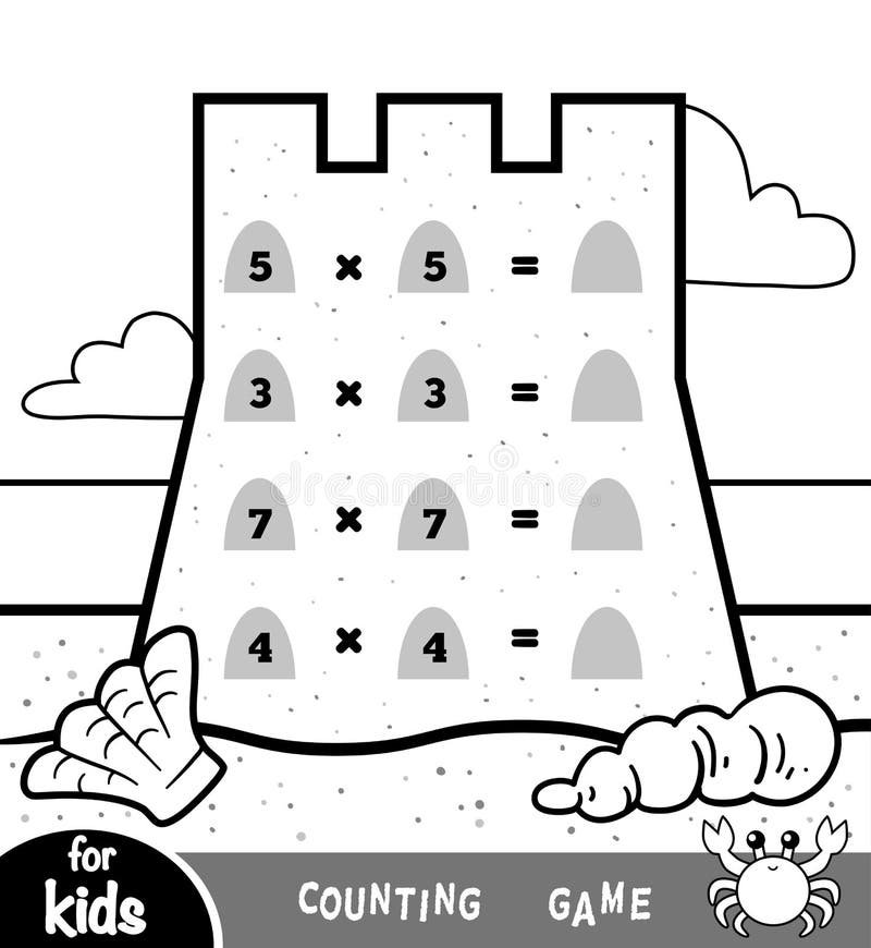 Jogo de contagem conta o número de bola de natal e escreve o resultado jogo  educativo para crianças