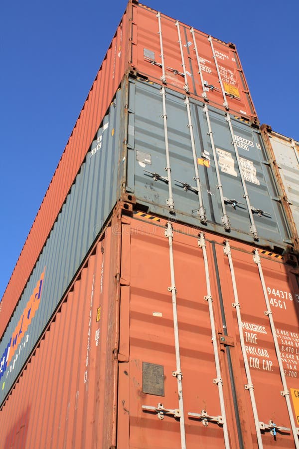 Container in the port of hamburg