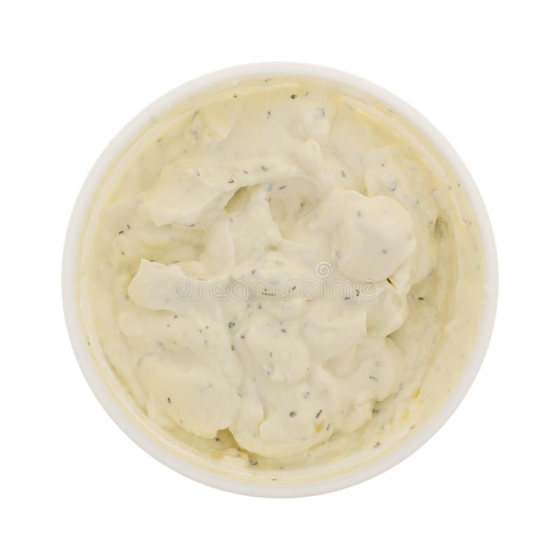 Container of French Onion Dip with Crackers Stock Photo Image of