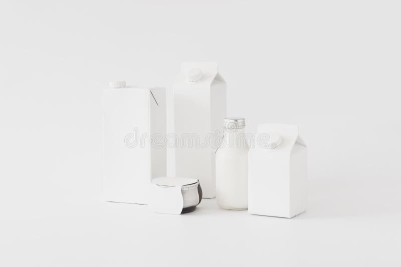 Containers Dairy Produce. High Quality Photo Stock Photo Image of