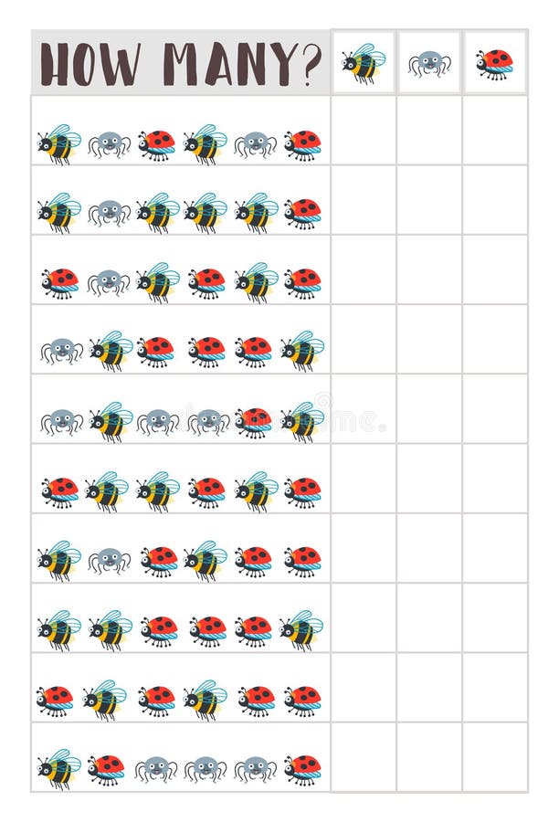 Quantos Jogos De Contagem De Sorvetes Para O Vetor De Ilustração Infantil.  Perfeito Para O Jogo De Matemática Infantil Ilustração do Vetor -  Ilustração de folha, alimento: 215911494