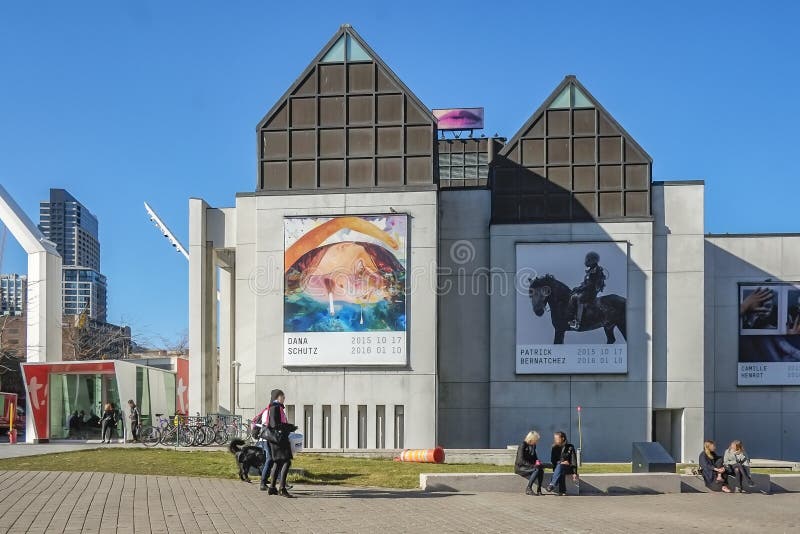 Contemporary Art Museum of Montreal royalty free stock images Contemporary Art Museum of Montreal royalty free stock images