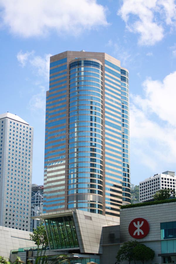 Contemporary Commercial Buildings In Hong Kong Editorial Stock Image