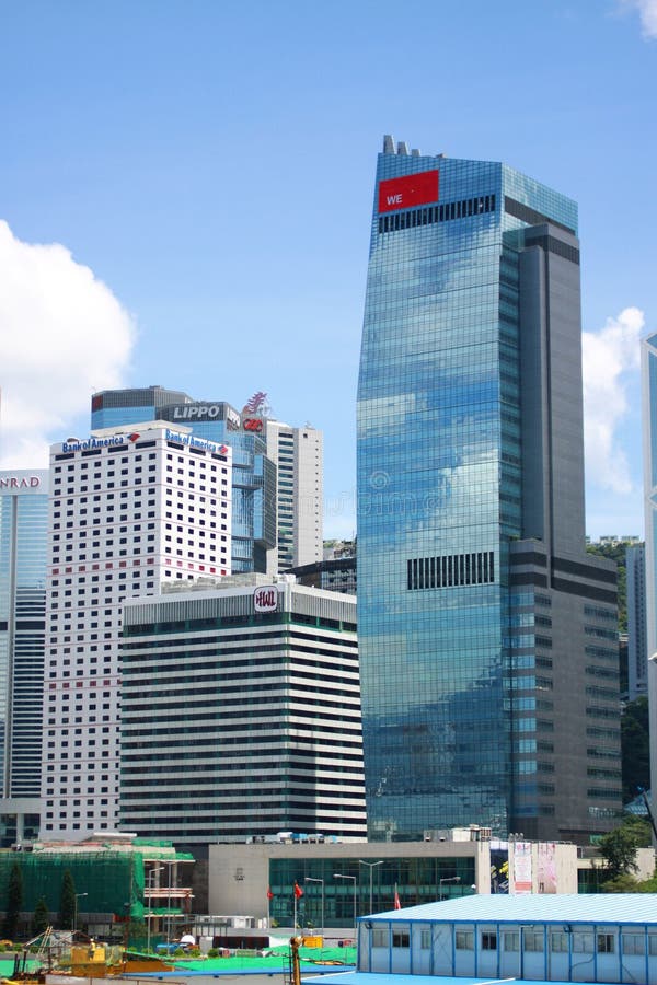 Contemporary Commercial Buildings in Hong Kong Editorial Image - Image