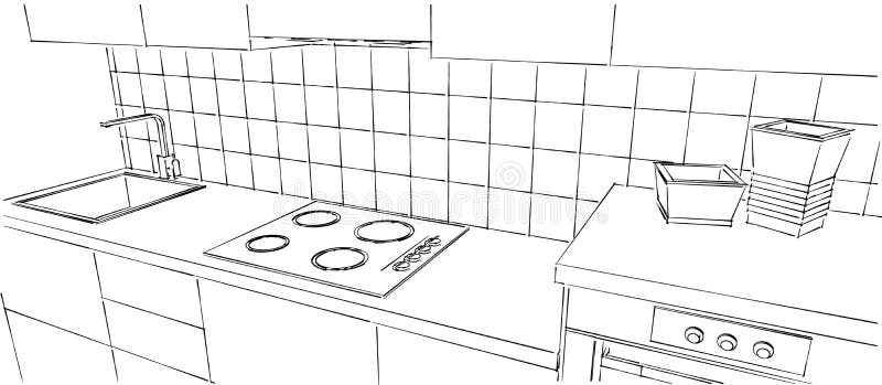 Contemporary iKitcheni iCounteri Close Up Black And White Contemporary iKitcheni iCounteri Close Up Black And White
