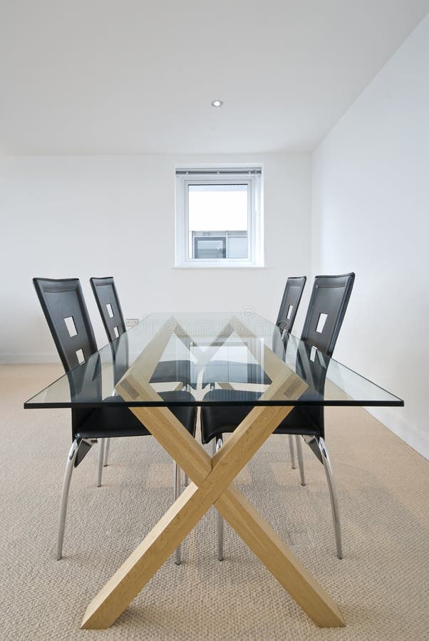 Contemporary living area stock images