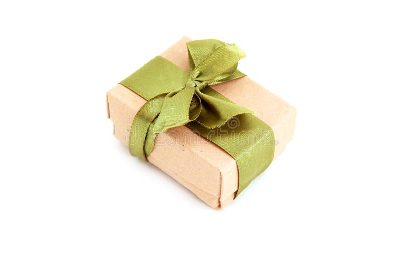 Contenitore di regalo meravigliosamente imballato fotografia stock libera da diritti Contenitore di regalo meravigliosamente imballato fotografia stock libera da diritti