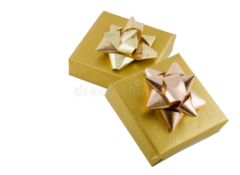 Contenitori di regalo spostati fotografia stock libera da diritti Contenitori di regalo spostati fotografia stock libera da diritti