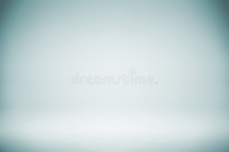 Contesto bianco blu vuoto dello studio, estratto, fondo grigio di pendenza, colore d'annata fotografie stock libere da diritti
