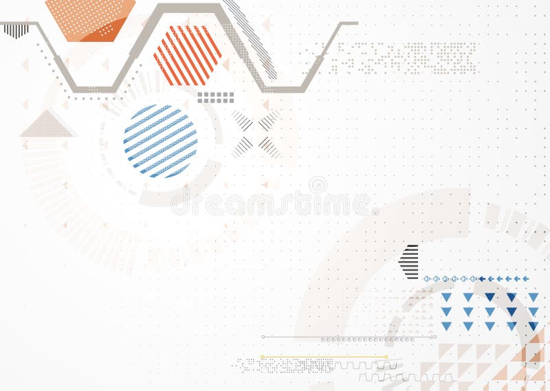 Context comercial futurist abstract. royalty free illustration