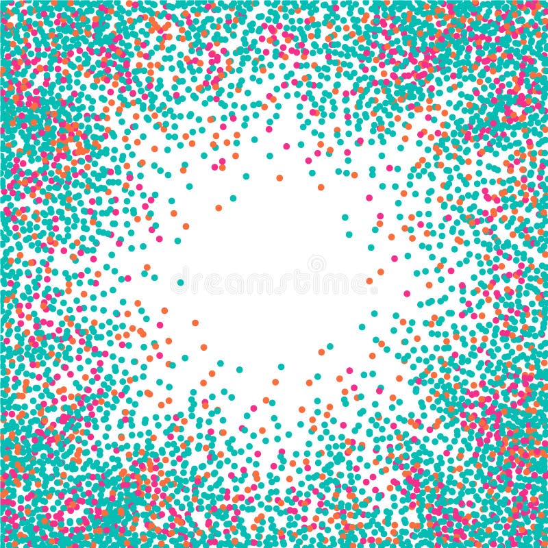 Fundo abstrato e plano de confetes ilustração do vetor