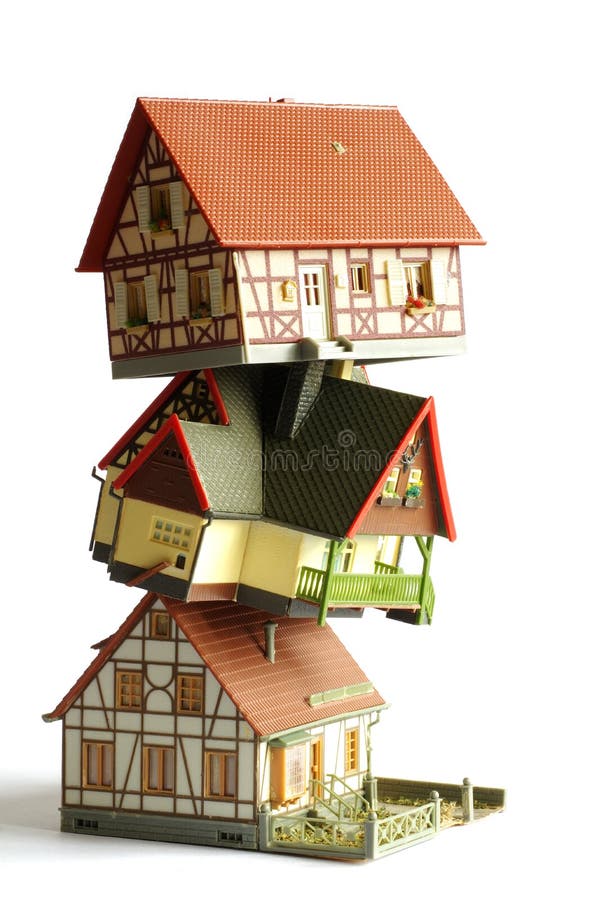 Contiene el juguete modelo miniatura fotografía de archivo