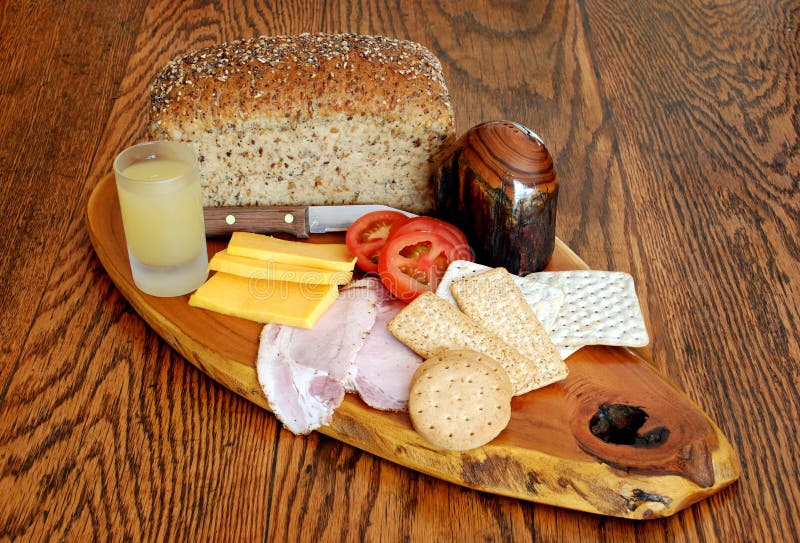 Continental Style Breakfast Platter Stock Image Image of crackers