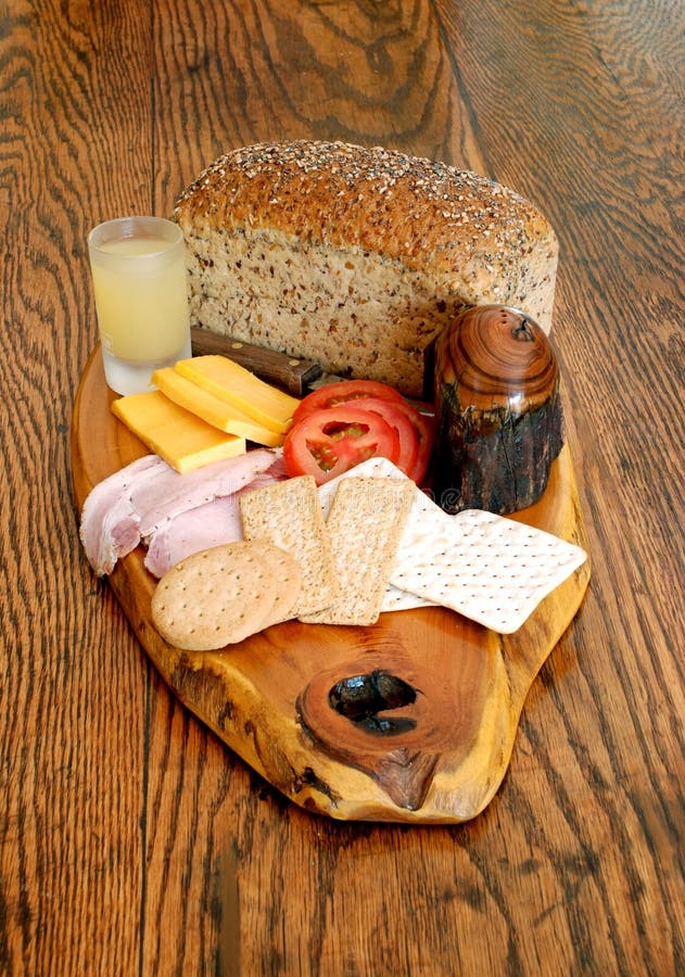 Continental Style Breakfast Platter Stock Image Image of crackers