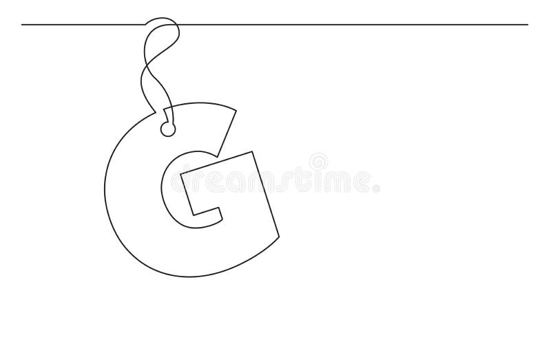 Continuous Line Drawing Letters Stock Illustrations 160 Continuous