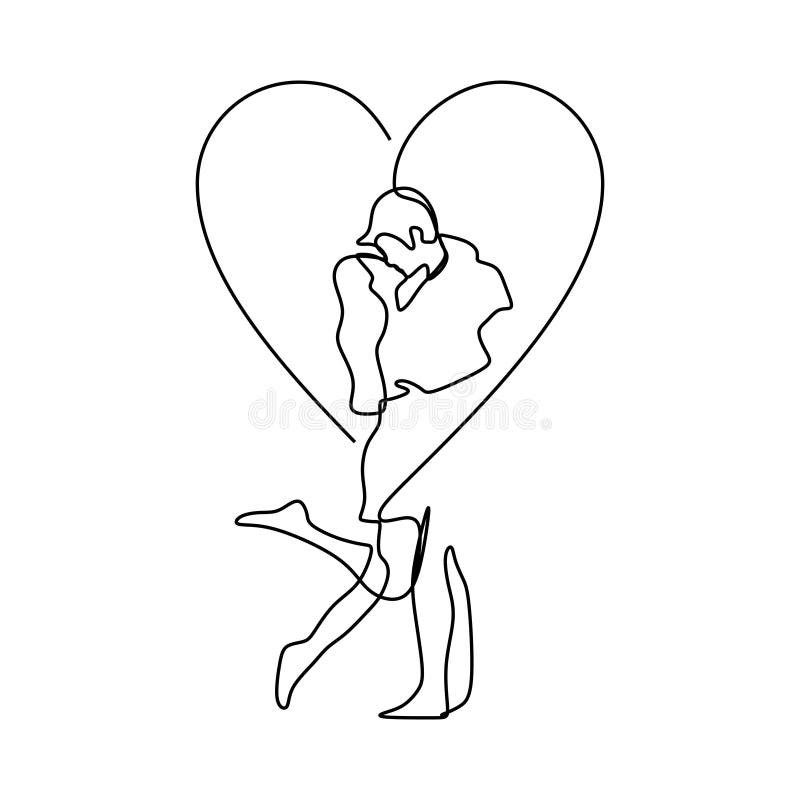 Couple Love Romantic Vector Hd PNG Images, Continuous One Line Drawing Of  Couple Walking Man And Woman In Love And Happy Vector Romantic Moment  Minimalism Style, Love Drawing, Wing Drawing, Woman Drawing