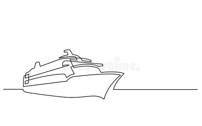 Ship vector art