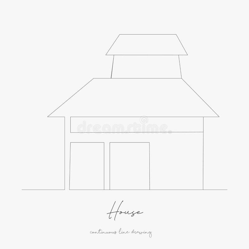 pix Simple Stick House Drawing simple house sketch stock illustrations