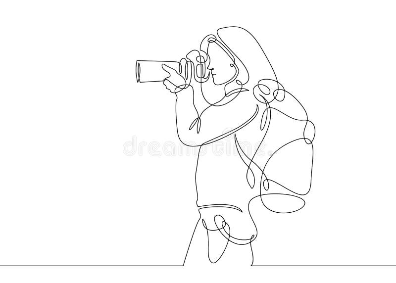 Профессия фотограф рисунок карандашом