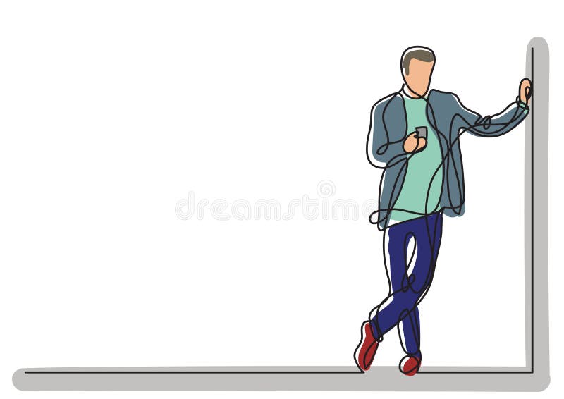 Sketch Guy Talking Phone Stock Illustrations – 95 Sketch Guy Talking ...