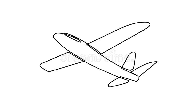 toy airplane drawing