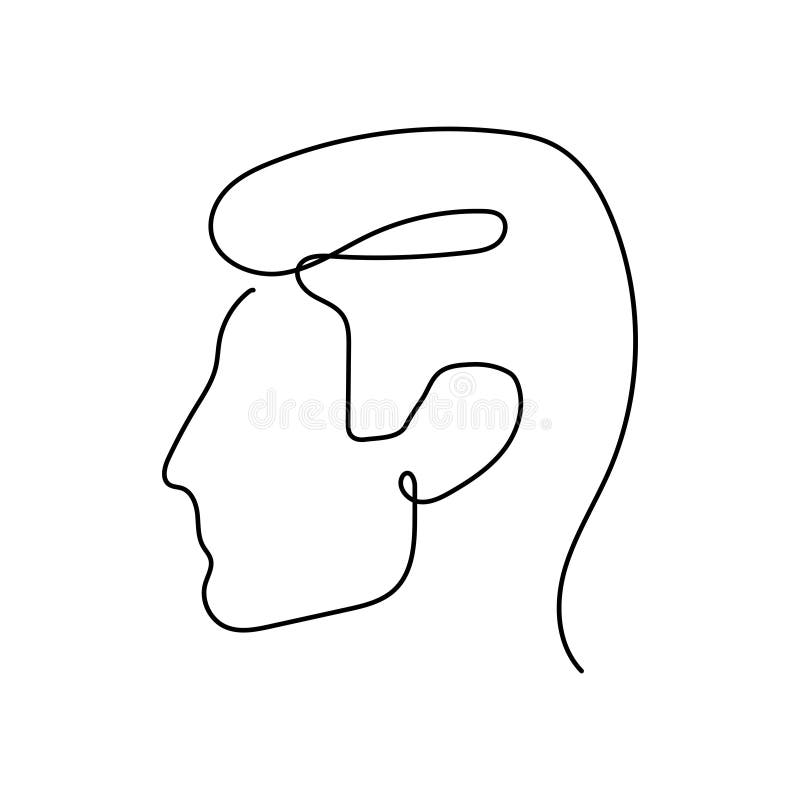 Featured image of post Male Face Outline Drawing Bellow the sphere draw the jaw and the neck