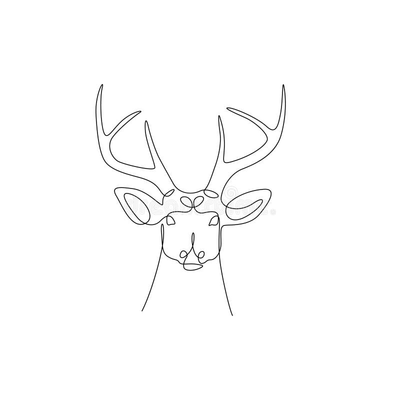 Animal Head Line Drawings Stock Illustrations 946 Animal Head Line