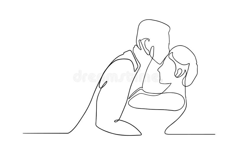 Continuous One Line Drawing Couples Portrait One Line Abstract Portrait Minimalist Portrait Design Contour Face Husband And Stock Illustration Illustration Of Model Beauty 186095434 Find & download free graphic resources for couple drawing. dreamstime com