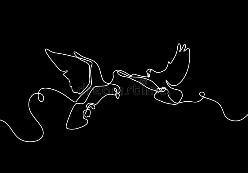 Continuous Line Birds Stock Illustrations – 337 Continuous Line Birds Stock  Illustrations, Vectors & Clipart - Dreamstime