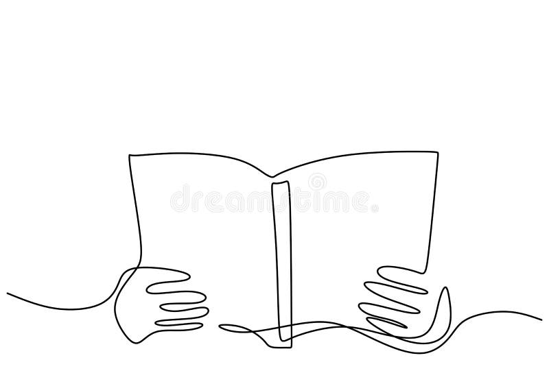 Open book hand draw Royalty Free Vector Image - VectorStock