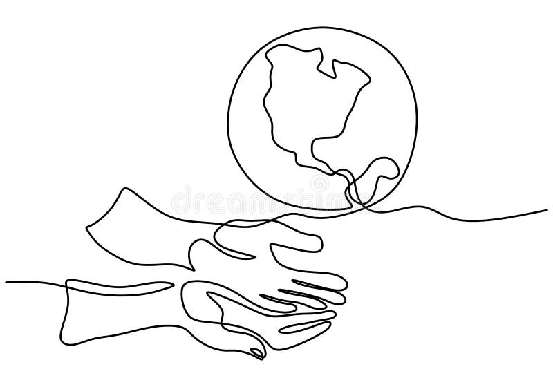 Red ribbon Aids in hands continuous one line drawing. Support hope for cure  vector illustration with red loops and lettering. HIV Aids recovery  concept. Minimalist style. Vector illustration 2099236 Vector Art at