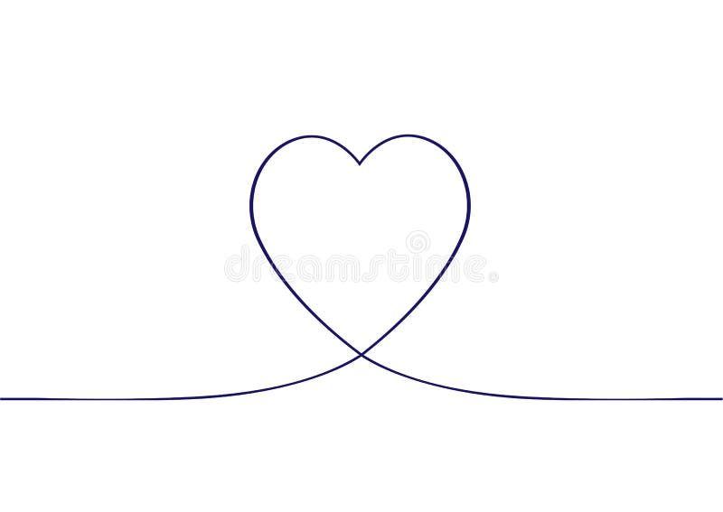 One Line Drawing Heart Stock Illustrations 2 925 One Line Drawing Heart Stock Illustrations Vectors Clipart Dreamstime